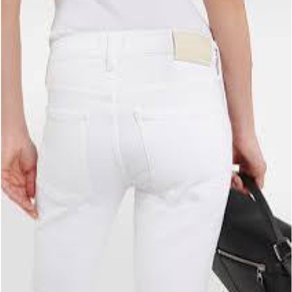 Citizens of Humanity Emannuelle Slim Flare Jeans White 30X31 Stretch Low Rise - Picture 3 of 12